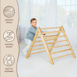 Indoor Montessori Triangle Climbing Ladder for Toddlers 1-7 y.o. (ONLINE ORDER ONLY)