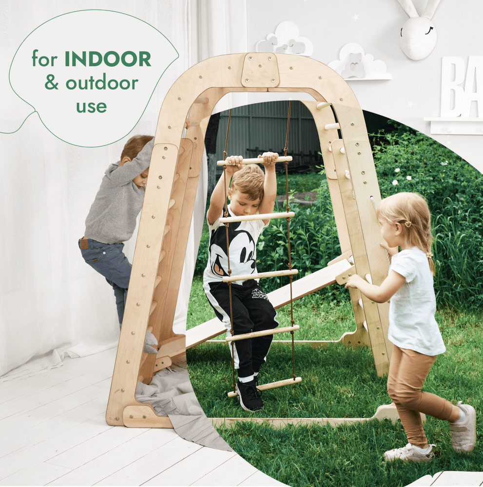 Indoor Playground for Children - 7in1 Playground + Swings Set + Slide Board + Art Set (ONLINE ORDER ONLY)