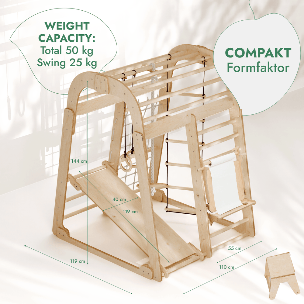 Indoor Playground for Children - 7in1 Playground + Swings Set + Slide Board + Art Set (ONLINE ORDER ONLY)
