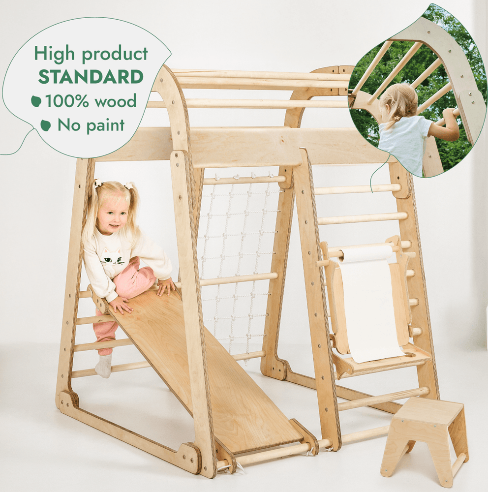 Indoor Playground for Children - 7in1 Playground + Swings Set + Slide Board + Art Set (ONLINE ORDER ONLY)
