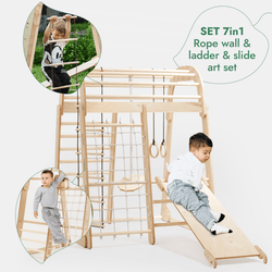 Indoor Playground for Children - 7in1 Playground + Swings Set + Slide Board + Art Set (ONLINE ORDER ONLY)