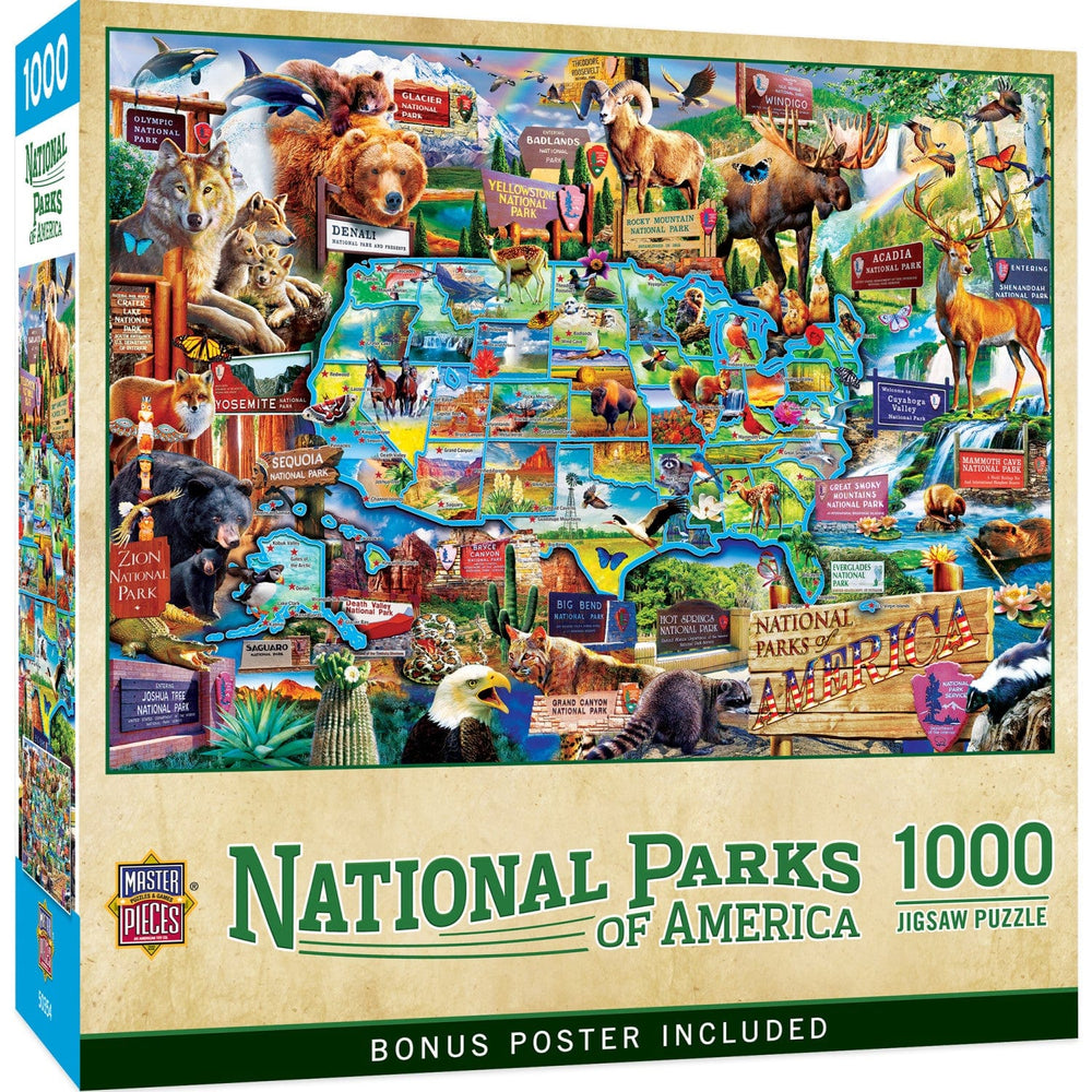 National Parks of America 1000 Piece Jigsaw Puzzle (ONLINE ORDER ONLY)