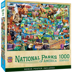 National Parks of America 1000 Piece Jigsaw Puzzle (ONLINE ORDER ONLY)