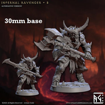Infernal Ravager: Sculpt B (Demon Warrior) (Online Only)