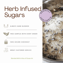 Lavender infused artisan culinary sugar (ONLINE ORDER ONLY)