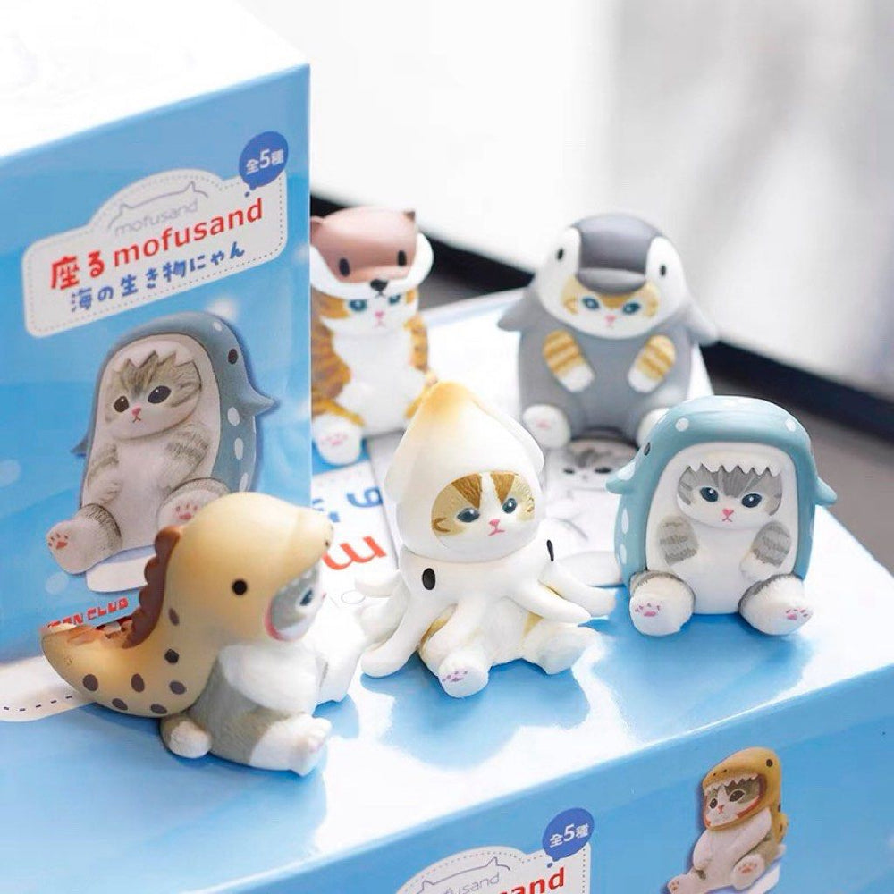 Kitan Club: Mofusand Sitting Aquarium Cat - 1 Blind Box (ONLINE ORDER ONLY)