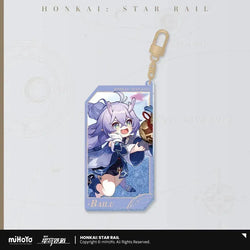 Honkai: Star Rail Invitation From The Stellar Series Glitter Quicksand Acrylic Keychain