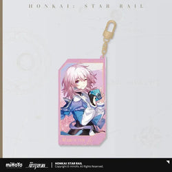 Honkai: Star Rail Invitation From The Stellar Series Glitter Quicksand Acrylic Keychain