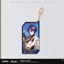 Honkai: Star Rail Invitation From The Stellar Series Glitter Quicksand Acrylic Keychain
