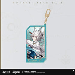 Honkai: Star Rail Invitation From The Stellar Series Glitter Quicksand Acrylic Keychain