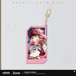 Honkai: Star Rail Invitation From The Stellar Series Glitter Quicksand Acrylic Keychain