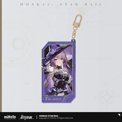 Honkai: Star Rail Invitation From The Stellar Series Glitter Quicksand Acrylic Keychain