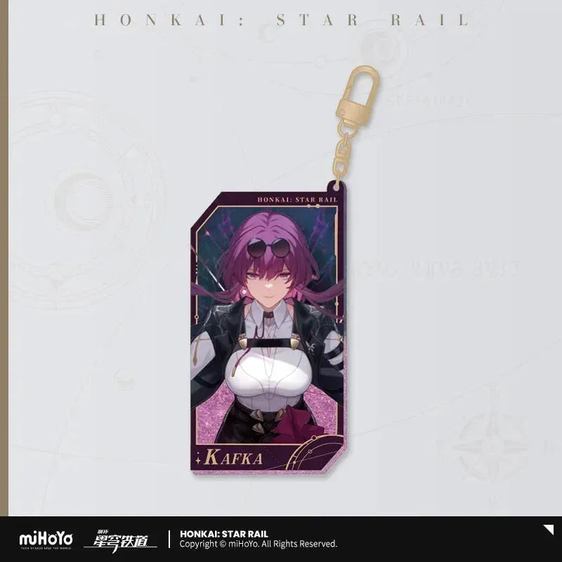 Honkai: Star Rail Invitation From The Stellar Series Glitter Quicksand Acrylic Keychain