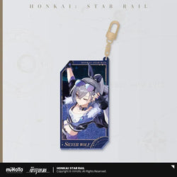Honkai: Star Rail Invitation From The Stellar Series Glitter Quicksand Acrylic Keychain