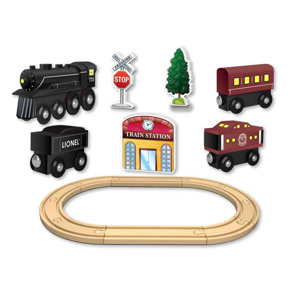 Lionel - Hudson Train 17-Piece Toy Train Set - Deluxe Edition