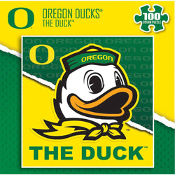 Oregon Ducks - NCAA Mascot 100 Piece Jigsaw Puzzle (ONLINE ORDER ONLY)