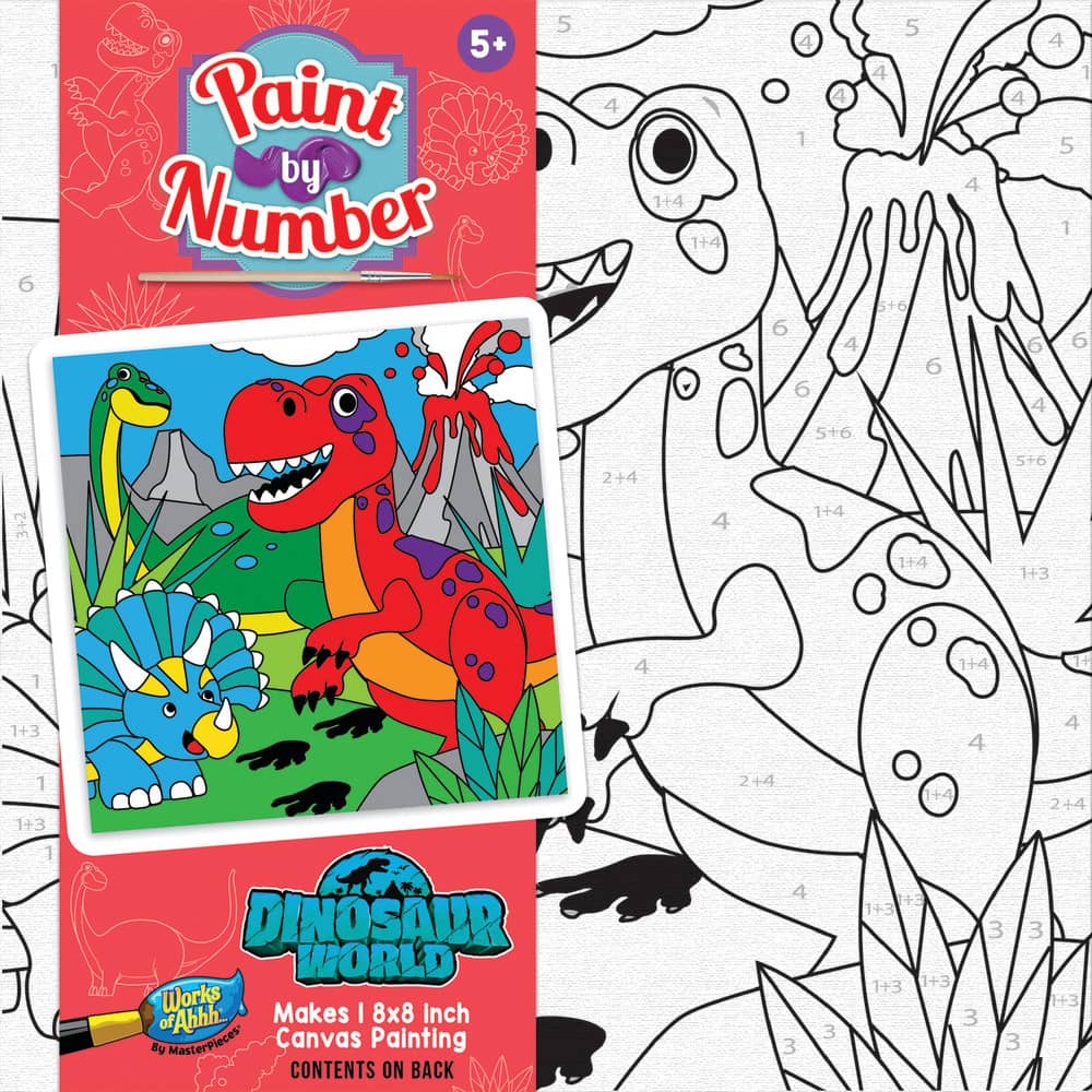 Dinosaur World - Paint by Number Kids