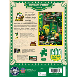 Oregon Ducks - Locker Room 500 Piece Jigsaw Puzzle