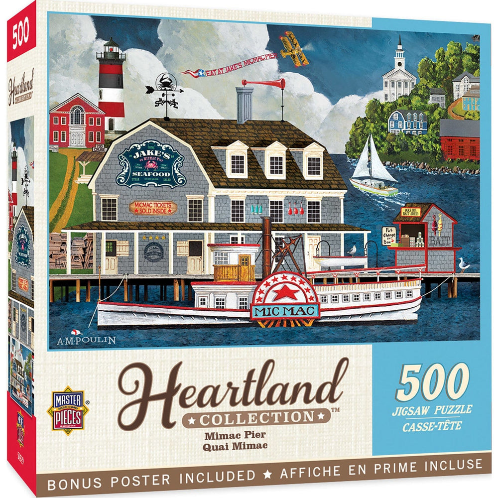 Heartland - Mimac Pier 500 Piece Jigsaw Puzzle (ONLINE ORDER ONLY)