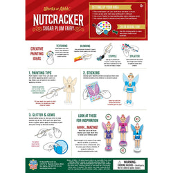 Holiday Craft Kit - Nutcracker Sugarplum Fairy Wood Craft & Paint Kit (ONLINE ORDER ONLY)