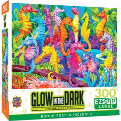 Glow in the Dark - Singing Seahorses 300 Piece EZ Grip Jigsaw Puzzle (ONLINE ORDER ONLY)