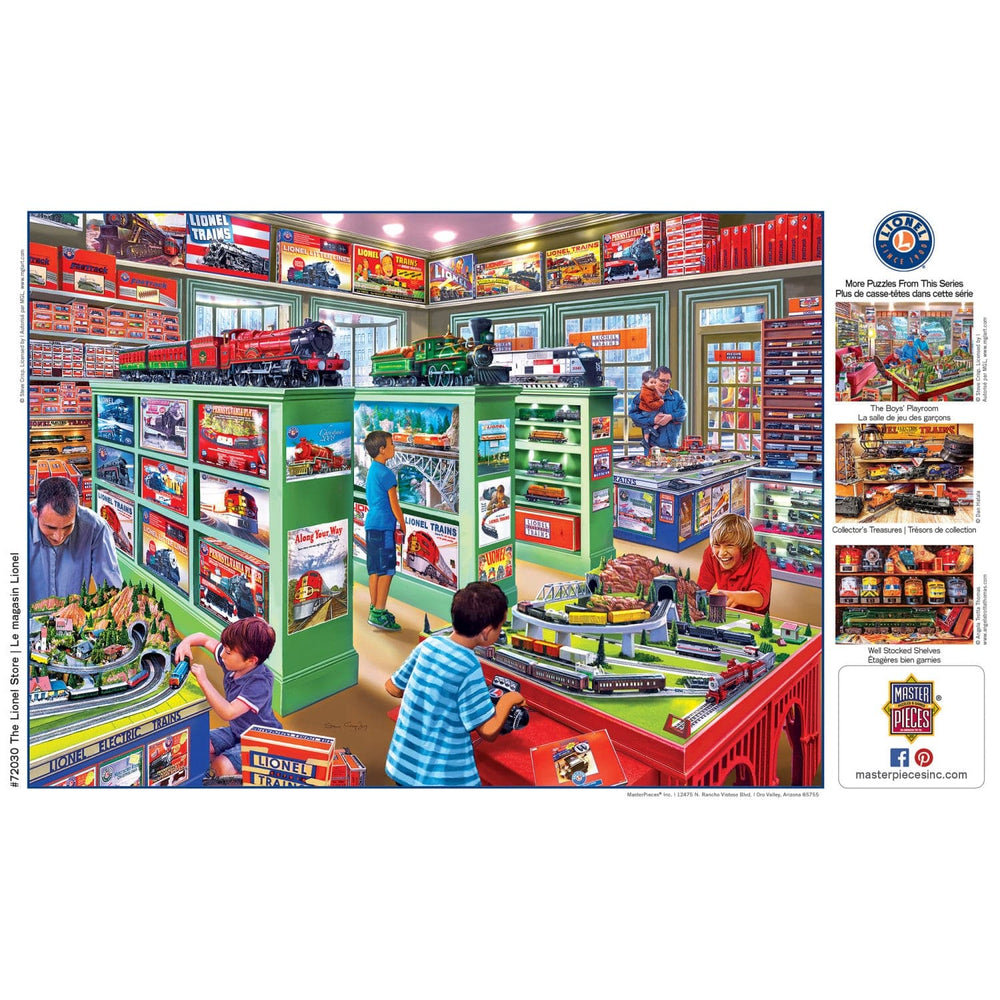 Lionel Trains - The Lionel Store 1000 Piece Jigsaw Puzzle (ONLINE ORDER ONLY)