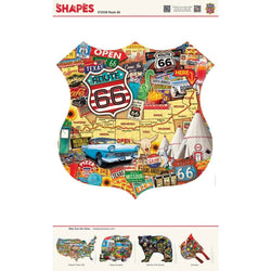 Route 66 1000 Piece Shaped Jigsaw Puzzle (ONLINE ORDER ONLY)