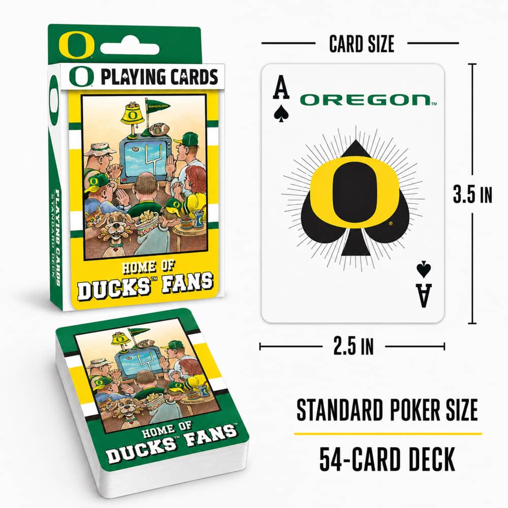 Oregon Ducks Fan Deck Playing Cards - 54 Card Deck