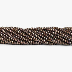 3mm Iridescent Green Center Drill Button Freshwater Pearl 210 pcs (ONLINE ORDER ONLY)