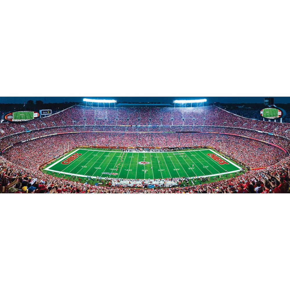 Kansas City Chiefs - 1000 Piece Panoramic Jigsaw Puzzle - Center View (ONLINE ORDER ONLY)