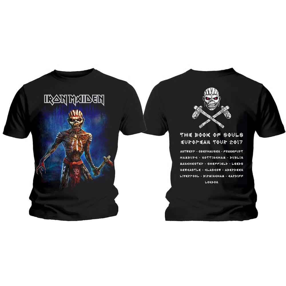 Axe Eddie Book of Souls European Tour V.2 [T-Shirt] (ONLINE ORDER ONLY)