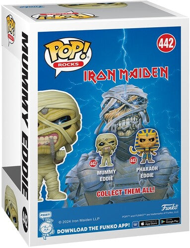 FUNKO POP! Rocks: Iron Maiden - Eddie Mummy Powerslave, 40th Anniversary (Vinyl Figure) [Action Figure] (Online Order Only) (ONLINE ORDER ONLY)