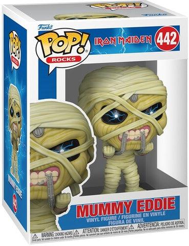 FUNKO POP! Rocks: Iron Maiden - Eddie Mummy Powerslave, 40th Anniversary (Vinyl Figure) [Action Figure] (Online Order Only) (ONLINE ORDER ONLY)