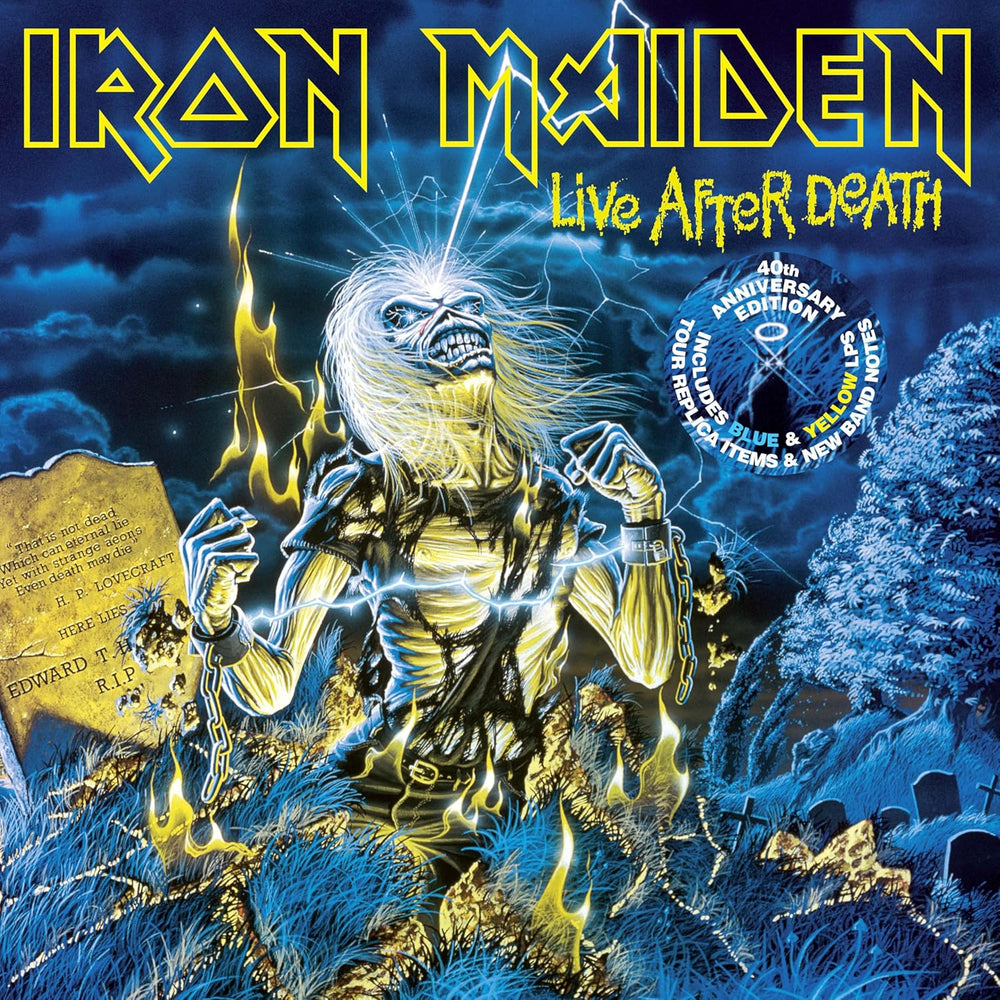 Live After Death: 40th Anniversary Edition (Limited Collector's Edition, Blue & Yellow Colored Vinyl) (2 Lp's) [Vinyl] (ONLINE ORDER ONLY)