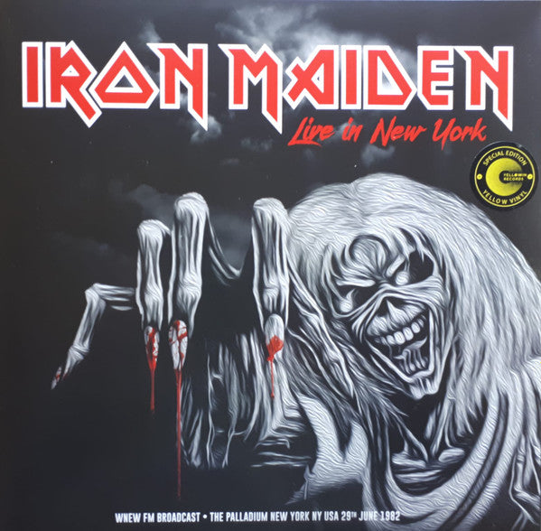 Iron Maiden - Live In New York: Palladium June 29th, 1982 (Yellow Vinyl) [Import] [Vinyl] (ONLINE ORDER ONLY)