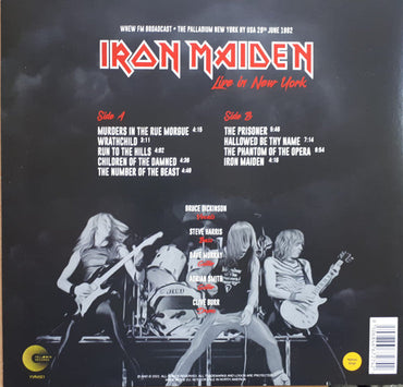 Iron Maiden - Live In New York: Palladium June 29th, 1982 (Yellow Vinyl) [Import] [Vinyl] (ONLINE ORDER ONLY)