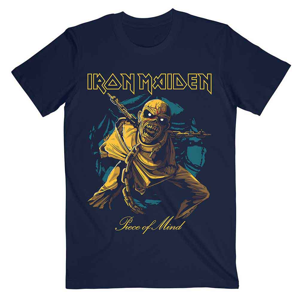 Iron Maiden - Piece of Mind Gold Eddie [T-Shirt] (ONLINE ORDER ONLY)
