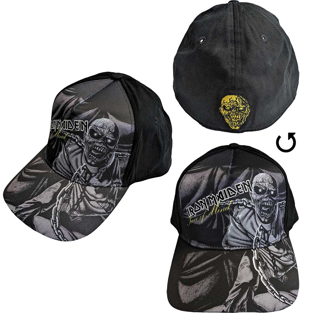 Iron Maiden - Piece Of Mind Greyscale [Hat] (ONLINE ORDER ONLY)
