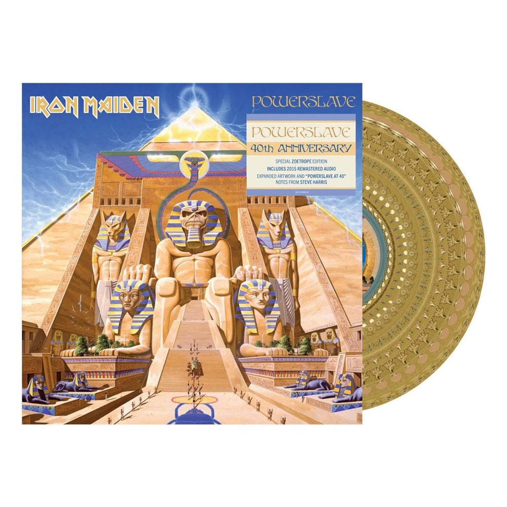 Iron Maiden - Powerslave (Limited Edition, Zoetrope, Anniversary Edition, Remastered) [Import] [Vinyl] (ONLINE ORDER ONLY)