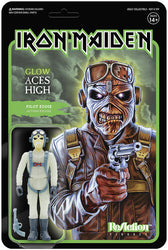 Iron Maiden - Super7 - Iron Maiden Reaction Figure Wave 1 - Pilot Eddie (Glow In The Dark) [Action Figure] (Online Order Only) (ONLINE ORDER ONLY)