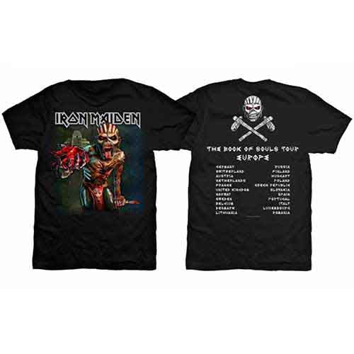 The Book of Souls European Tour V.1 [T-Shirt] (ONLINE ORDER ONLY)