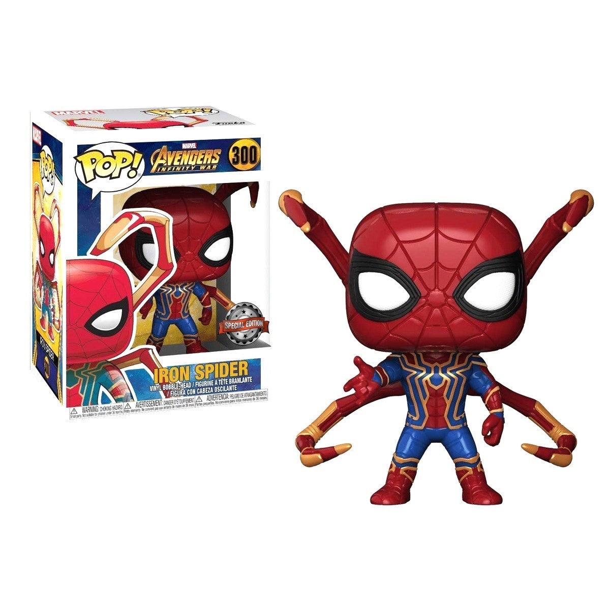 Funko POP! Avengers: Infinity War - Iron Spider with Spider Legs Vinyl Figure #300 Special Edition Exclusive [READ DESCRIPTION] (ONLINE ORDER ONLY)