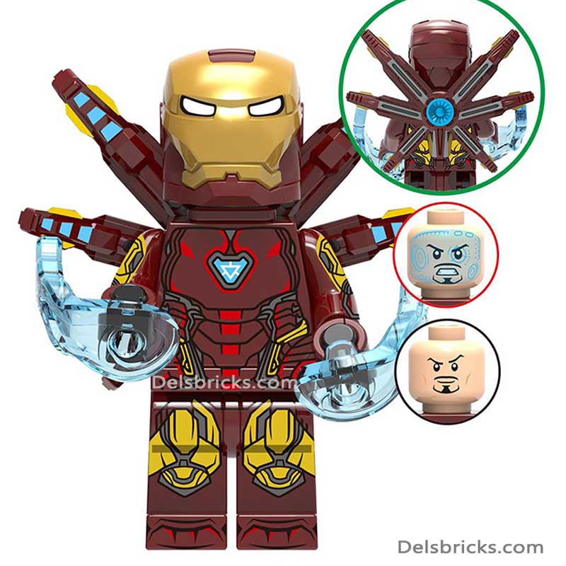 Ironman Mark 85 Tony Stark Lego Minifigures Custom toys (ONLINE ORDER ONLY)