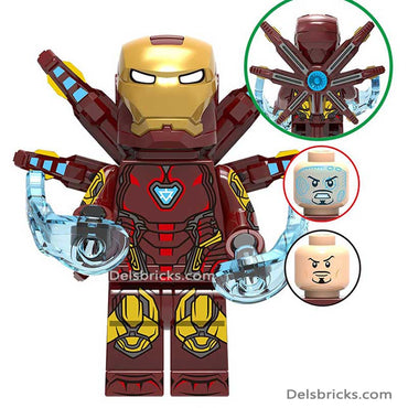 Ironman Mark 85 Tony Stark Lego Minifigures Custom toys (ONLINE ORDER ONLY)