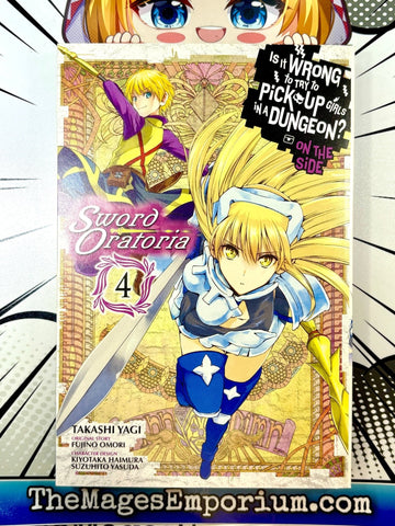 Is It Wrong To Try To Pick Up Girls in a Dungeon? On The Side Sword Oratoria Vol 4 (Online Order Only)