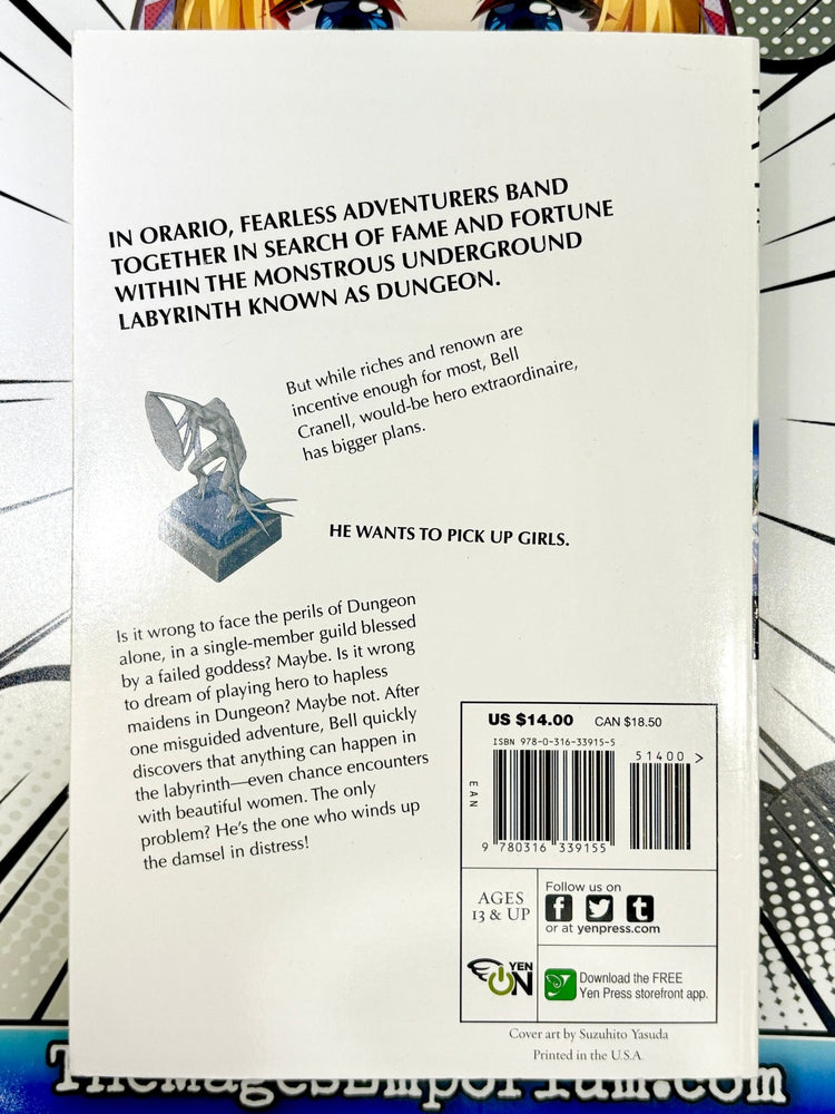 Is It Wrong To Try To Pick Up Girls In A Dungeon? Vol 1 (Online Order Only)