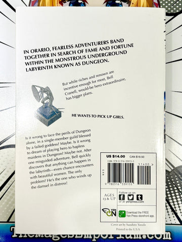 Is It Wrong To Try To Pick Up Girls In A Dungeon? Vol 1 (Online Order Only)