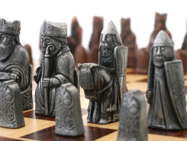 Chess Pieces - Metal Isle of Lewis - 3.5" (ONLINE ORDER ONLY)