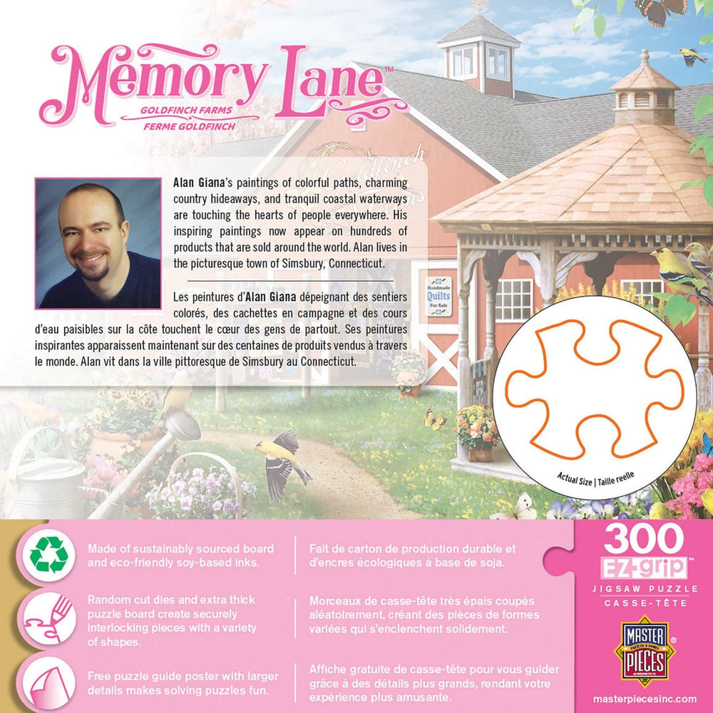 Memory Lane - Goldfinch Farms 300 Piece EZ Grip Jigsaw Puzzle (ONLINE ORDER ONLY)