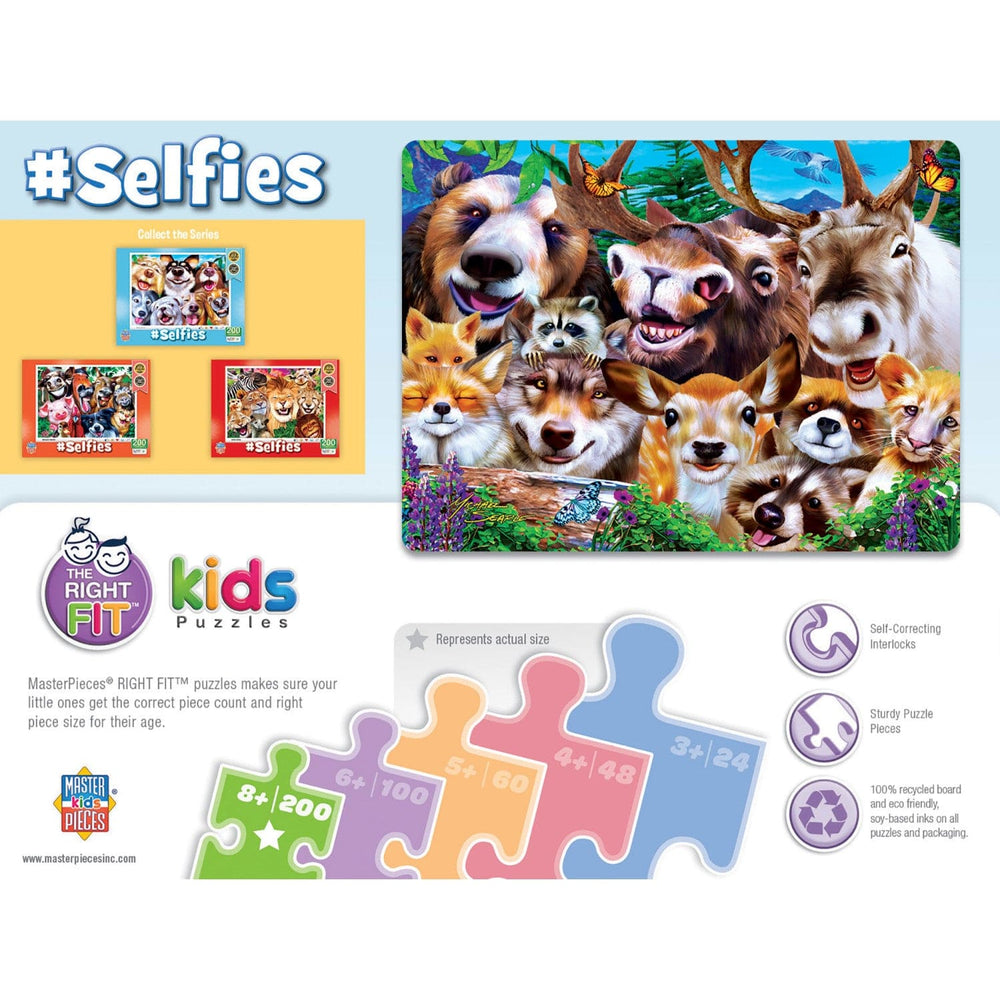 Selfies - Woodland Wackiness 200 Piece Jigsaw Puzzle